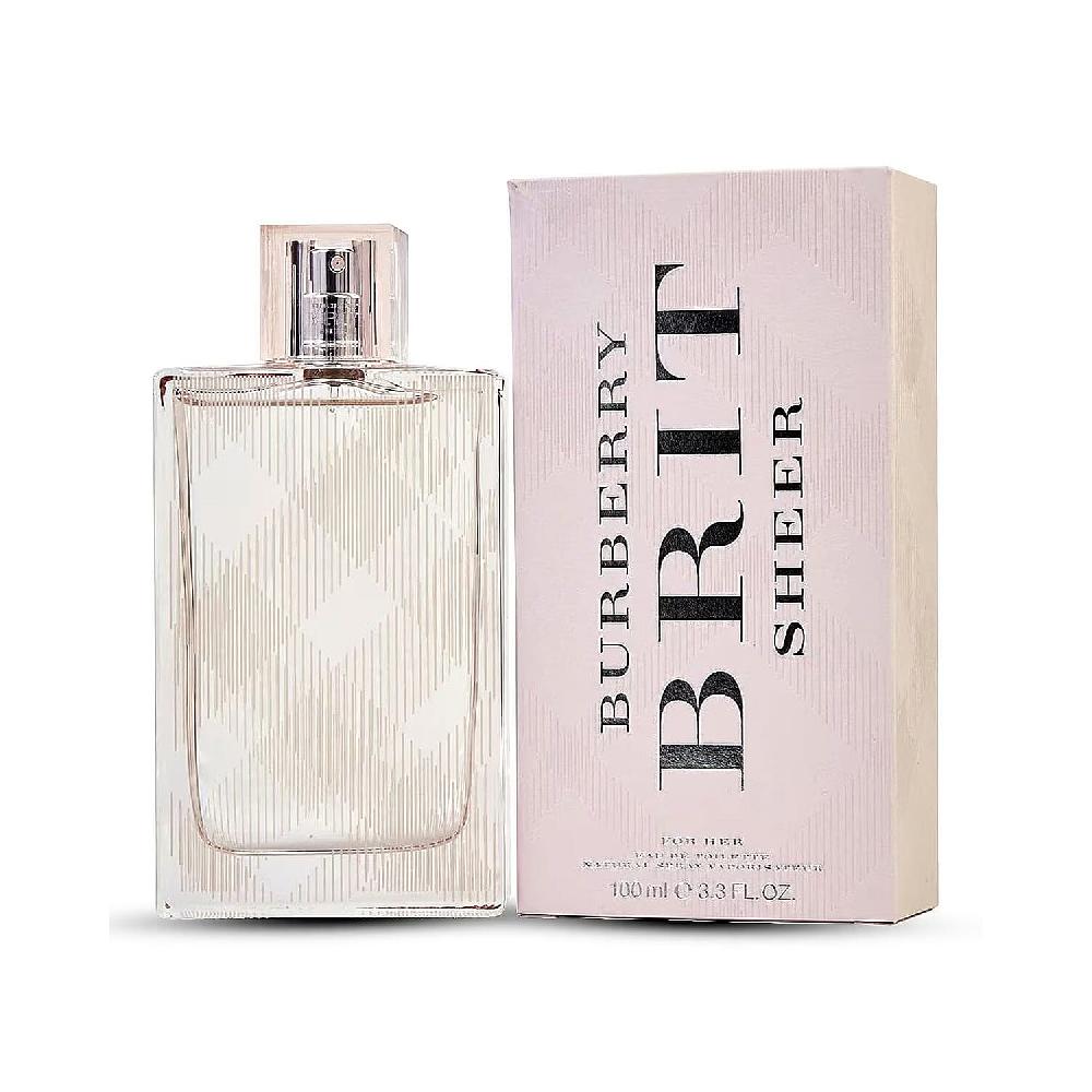 shop lc Burberry Brit Sheer/Burberry Edt Spray 3.3 Oz