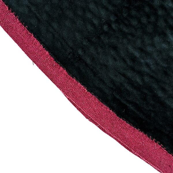 Shop Lc Burgundy Cashmere Blend Crystal Beanie And 1 Pair Gloves Set