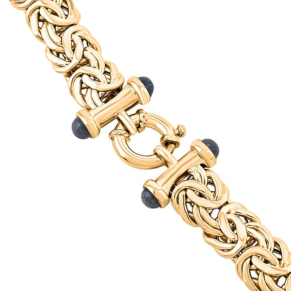 Shop Lc Byzantine Chain Necklace In 14K Yellow Gold 24.10 Grams 18 Inches