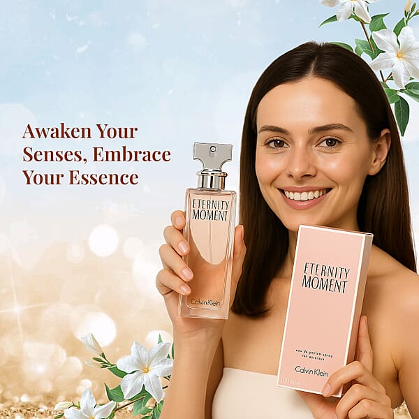 Shop Lc Calvin Klein Eau De Parfum Spray - Eternity Moment 3.3oz (100 Ml) (W)