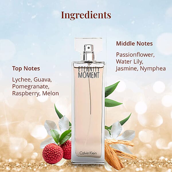 Shop Lc Calvin Klein Eau De Parfum Spray - Eternity Moment 3.3oz (100 Ml) (W)