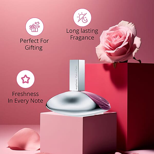 Shop Lc Calvin Klein Eau De Parfum Spray - Euphoria 3.4oz (W)
