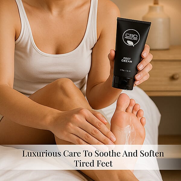 Shop Lc CBD For Life Foot Cream - 500 Mg CBD - 5 Fl Oz Maximum Moisturizing Lotion For Long Lasting Protection From Dryness Suitable For All Skin Type