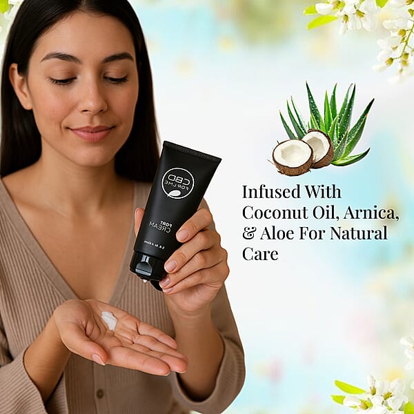 Shop Lc CBD For Life Foot Cream - 500 Mg CBD - 5 Fl Oz Maximum Moisturizing Lotion For Long Lasting Protection From Dryness Suitable For All Skin Type