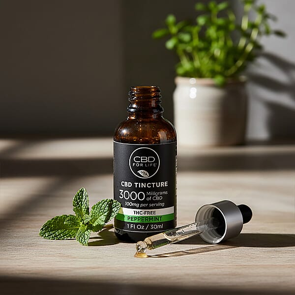Shop Lc CBD For Life Set Of 3 3000mg CBD Peppermint Tincture (3x 1oz)