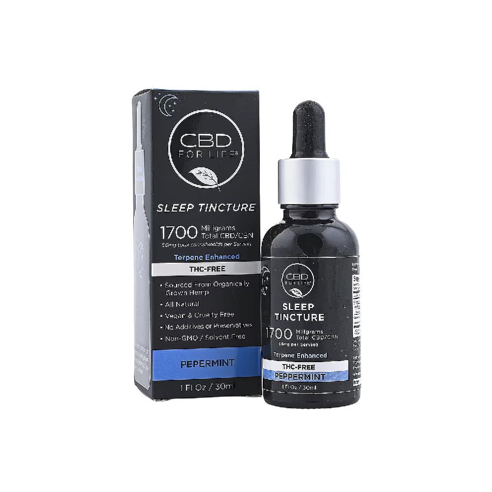 shop lc CBD For Life Sleep Tincture - 1700 mg CBD - Peppermint
