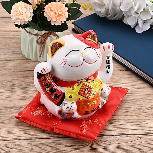 Shop Lc Ceramic Money Cat Decoration Shengyixinlong - Treasure Bowl (2xAAA Not Included)