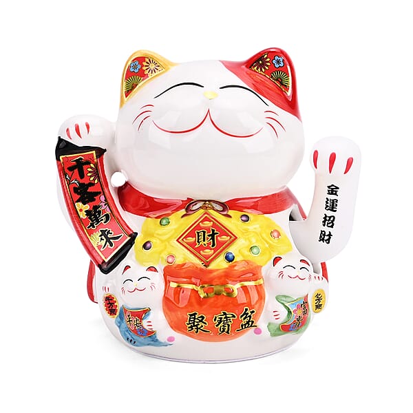 Shop Lc Ceramic Money Cat Decoration Shengyixinlong - Treasure Bowl (2xAAA Not Included)