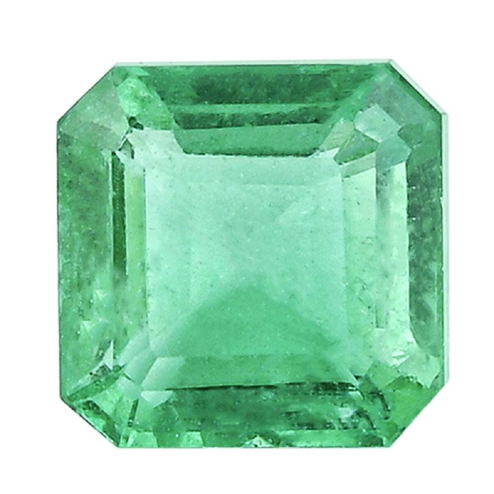 shop lc Certified 1.00 ctw Asscher Cut Emerald Loose Gemstone – AAAA Grade (Zambian)