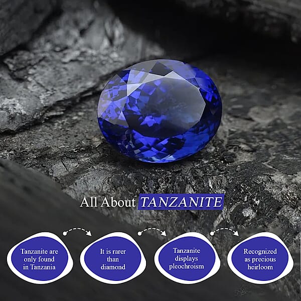 Shop Lc Certified 5.00 Ctw Oval Tanzanite Loose Gemstone – AAAA Grade Free Size