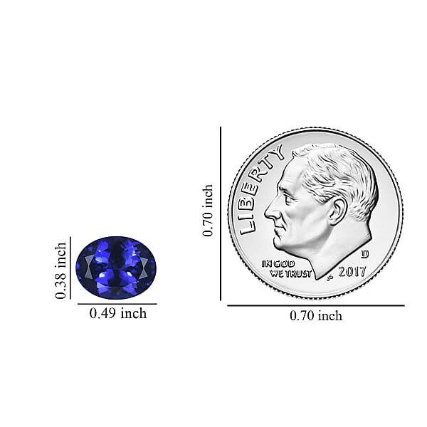 Shop Lc Certified 6.00 Ctw Oval Tanzanite Loose Gemstone – Flawless AAAA Grade Free Size