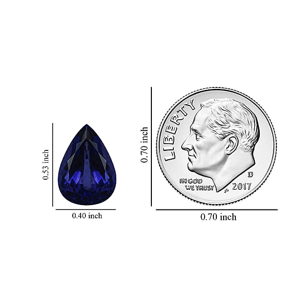 Shop Lc Certified 6.00 Ctw Pear Tanzanite Loose Gemstone – Flawless AAAA Grade Free Size