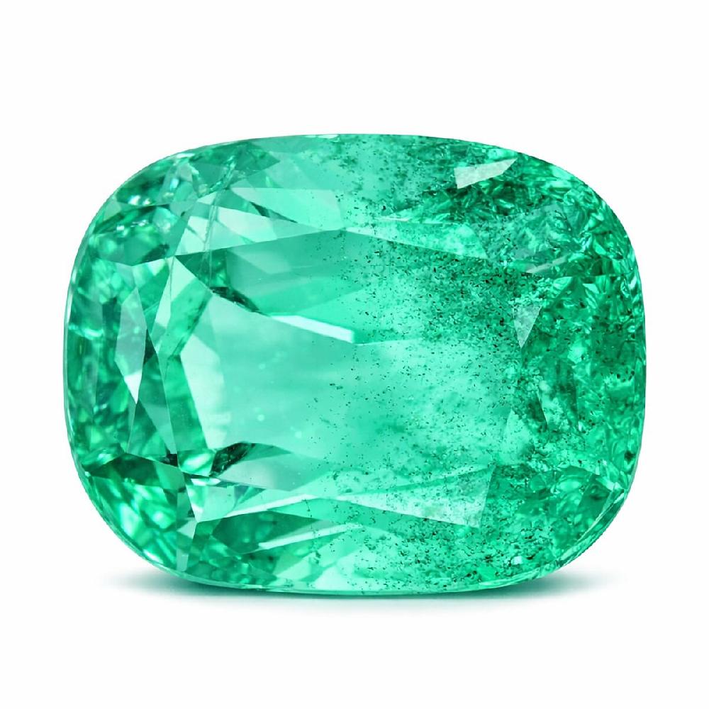 shop lc Certified and Appraised AAA Boyaca Colombian Emerald (Cush Free Size) 9.50 ctw