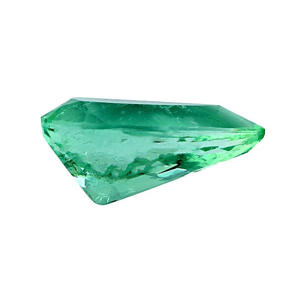Shop Lc Certified And Appraised AAAA Boyaca Colombian Emerald (Pear Free Size) 5.00 Ctw