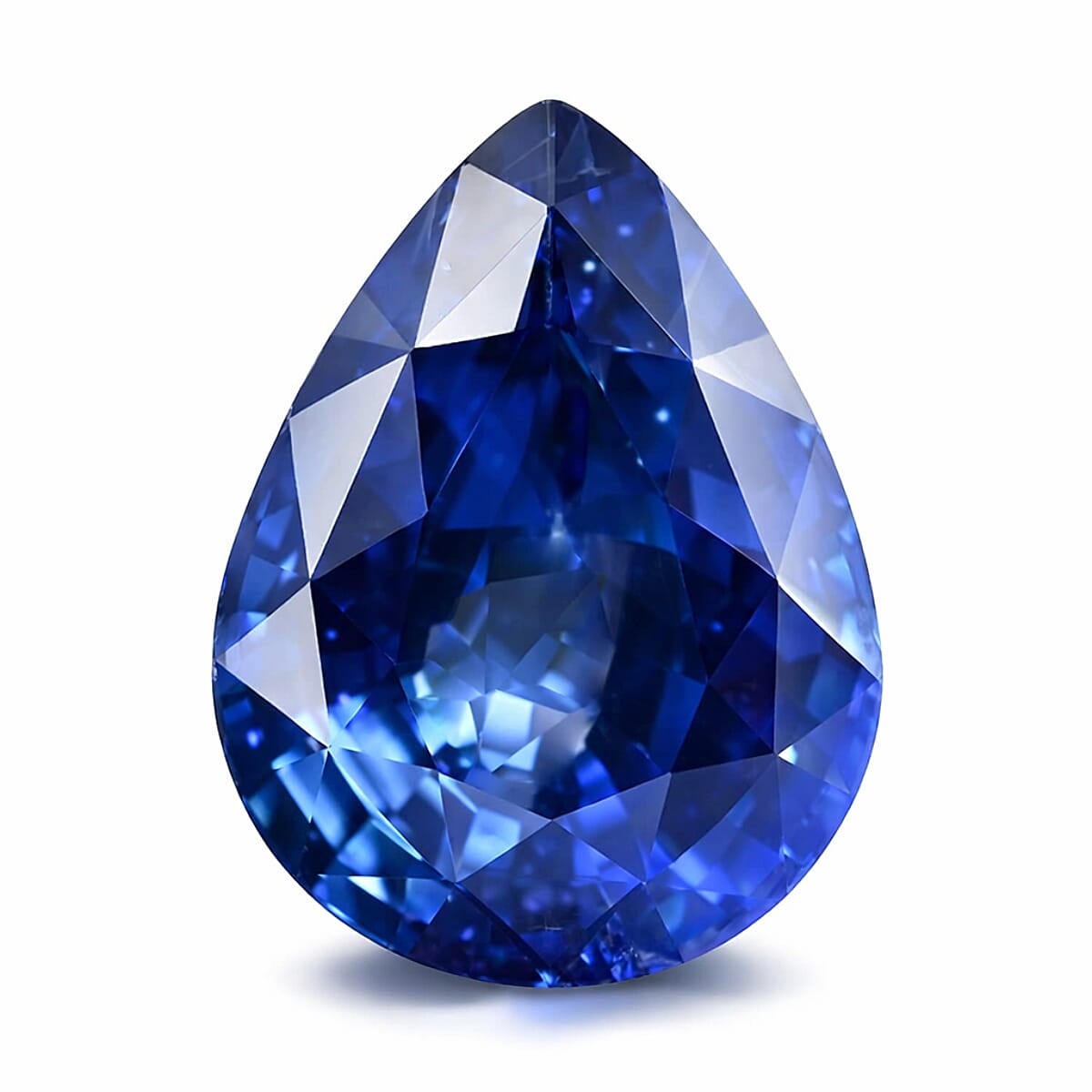 shop lc Certified and Appraised AAAA Ceylon Blue Sapphire (Pear Free Size) 2.00 ctw