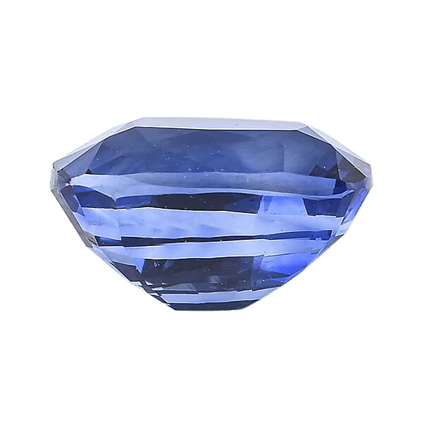 Shop Lc Certified And Appraised AAAA Ceylon Blue Sapphire (Cush Free Size) 1.00 Ctw