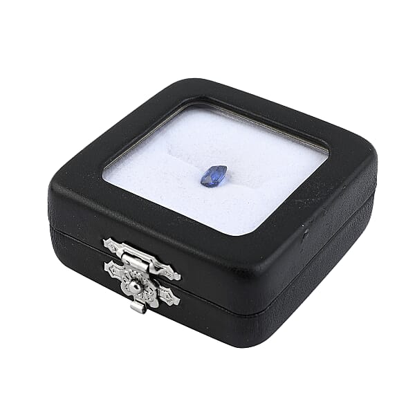 Shop Lc Certified And Appraised AAAA Ceylon Blue Sapphire (Cush Free Size) 1.00 Ctw