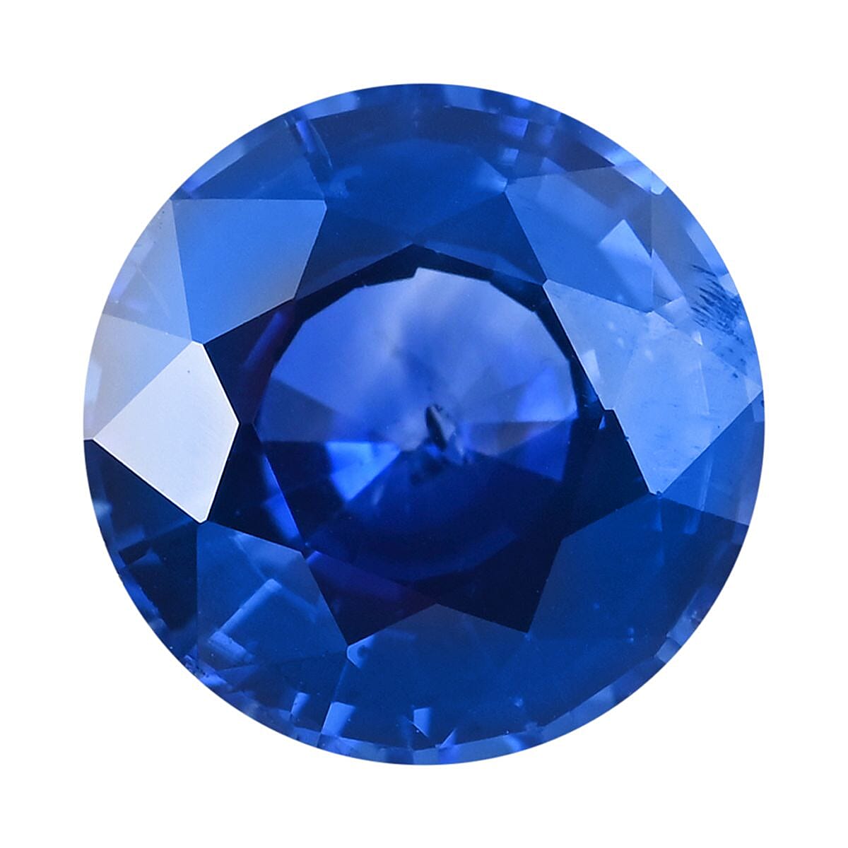 shop lc Certified and Appraised AAAA Ceylon Blue Sapphire (Rnd Free Size) 1.25 ctw