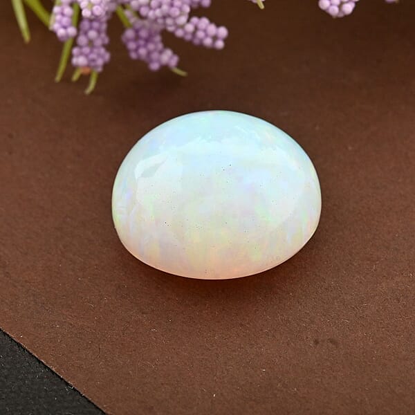 Shop Lc Certified And Appraised AAAA Ethiopian Welo Opal (Rnd Free Size) 14.00 Ctw