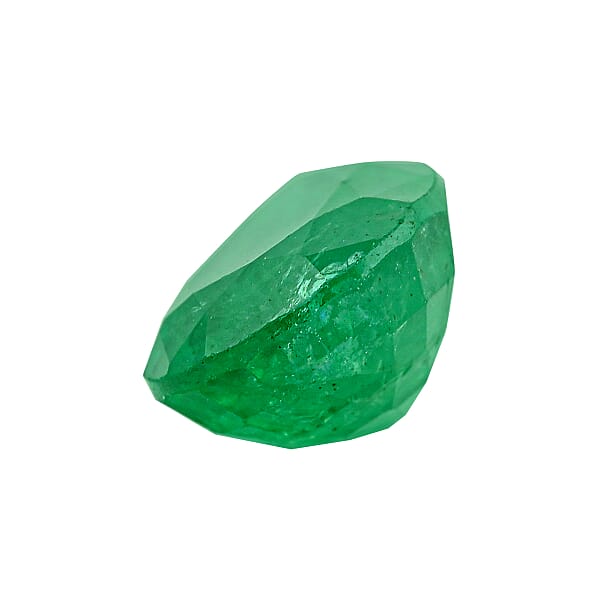 Shop Lc Certified And Appraised AAAA Kagem Zambian Emerald (Pear Free Size) 5.00 Ctw