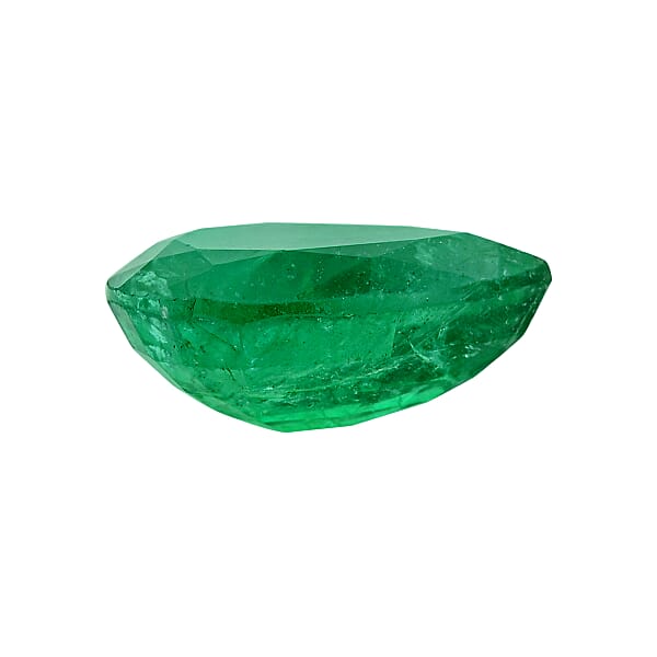 Shop Lc Certified And Appraised AAAA Kagem Zambian Emerald (Pear Free Size) 5.00 Ctw