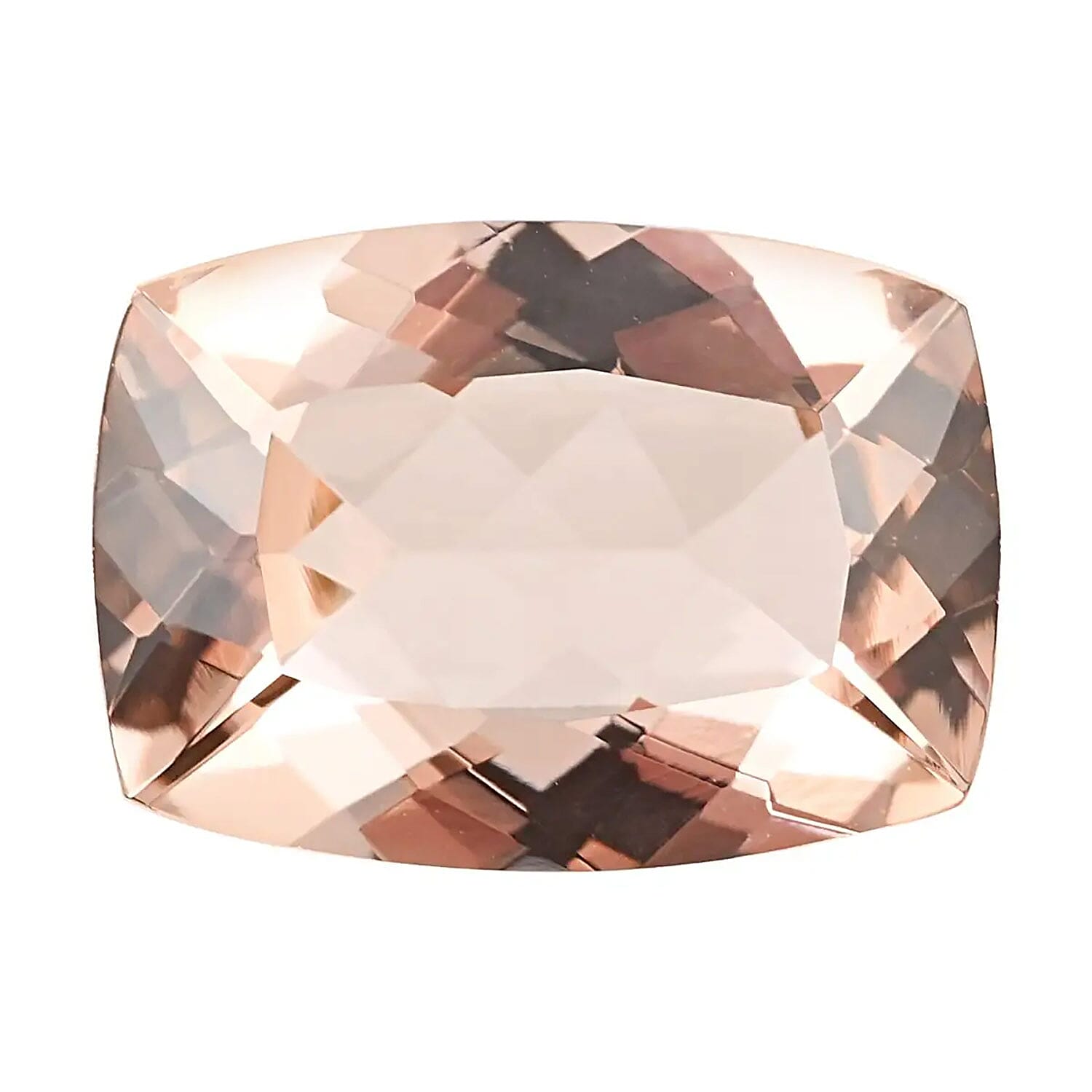 shop lc Certified and Appraised AAAA Marropino Morganite (Cush 14x10 mm) 5.00 ctw