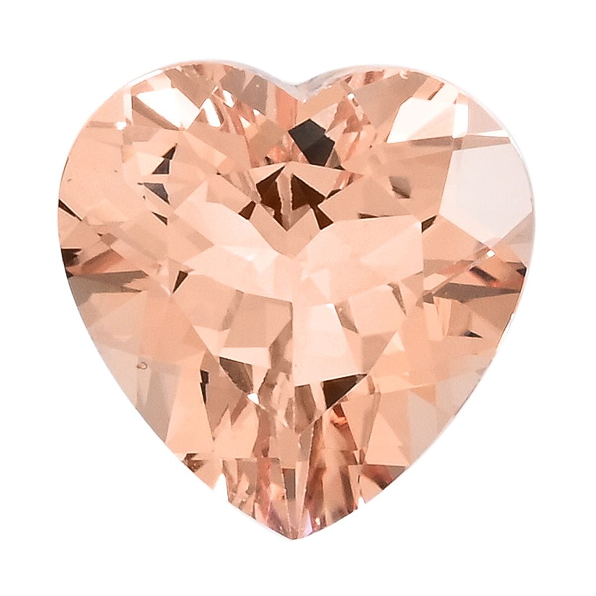 shop lc Certified and Appraised AAAA Marropino Morganite (Hrt 15 mm) 10.00 ctw