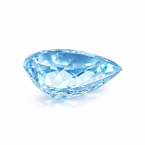 Shop Lc Certified And Appraised AAAA Santa Maria Aquamarine (Pear Free Size) 4.00 Ctw