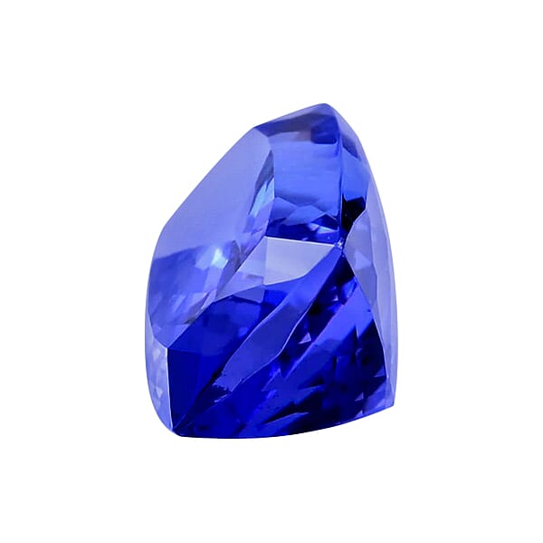 Shop Lc Certified And Appraised AAAA Tanzanite (Cush Free Size) 2.50 Ctw