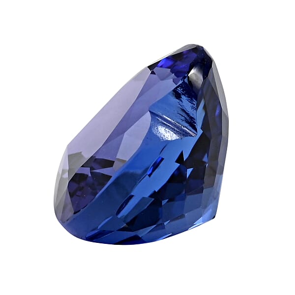 Shop Lc Certified And Appraised AAAA Tanzanite (Hrt Free Size) 18.05 Ctw