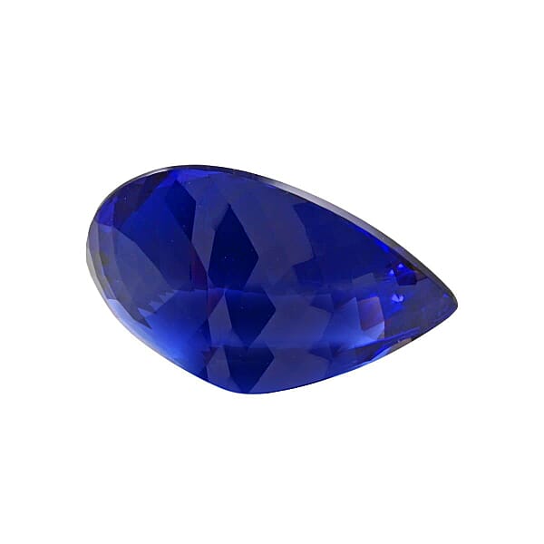Shop Lc Certified And Appraised AAAA Tanzanite (Pear Free Size) 19.00 Ctw