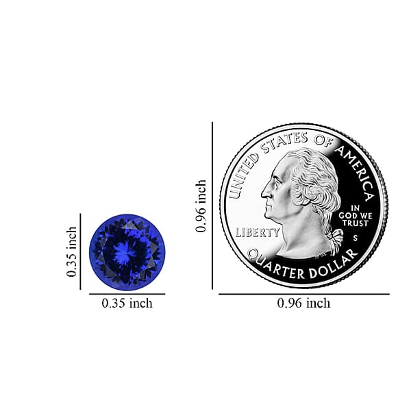 Shop Lc Certified And Appraised AAAA Tanzanite (Rnd 9 Mm) 2.80 Ctw