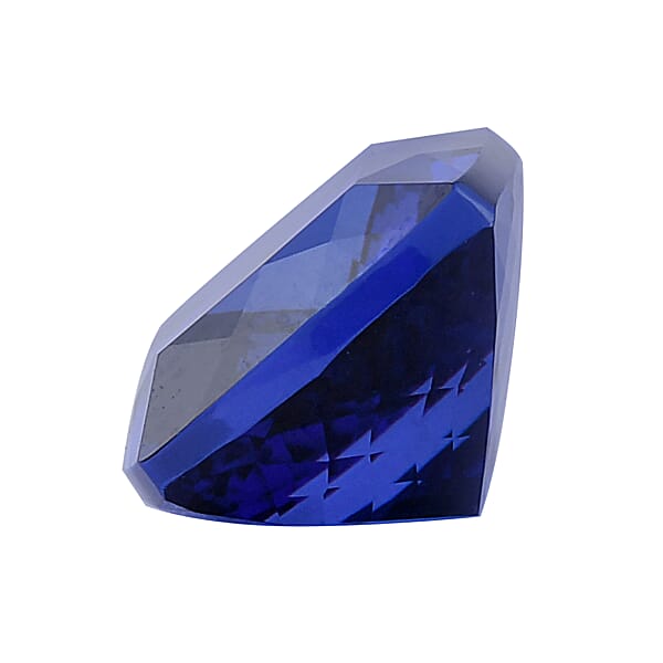 Shop Lc Certified And Appraised AAAA Tanzanite (Sqr Cush Free Size) 15.00 Ctw
