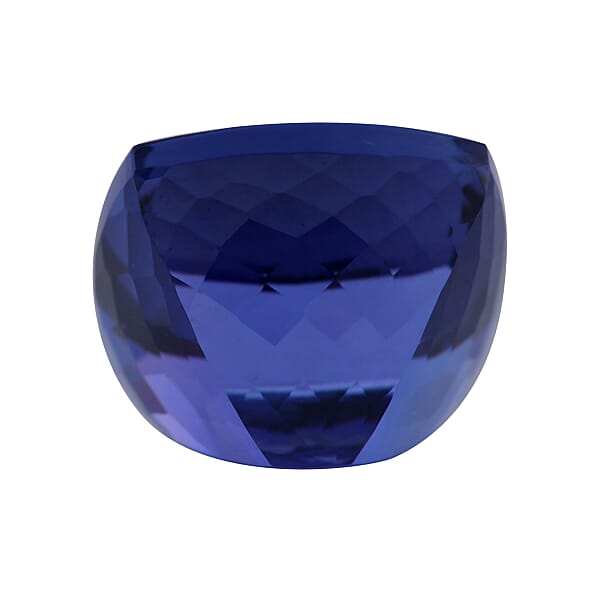 Shop Lc Certified And Appraised AAAA Vivid Tanzanite Certified Tanzanite AAAA Tanzanite Loose Gemstone Cushion Tanzanite ( Free Size) 7.00 Ctw