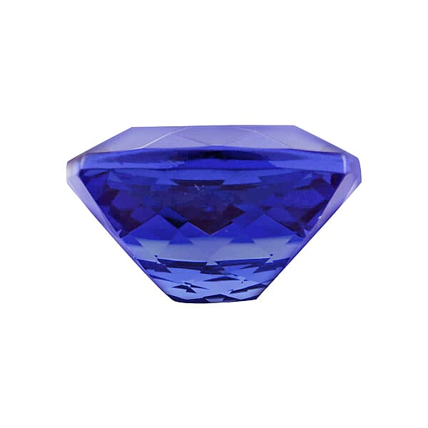 Shop Lc Certified And Appraised AAAA Vivid Tanzanite (Cush Free Size) 9.00 Ctw