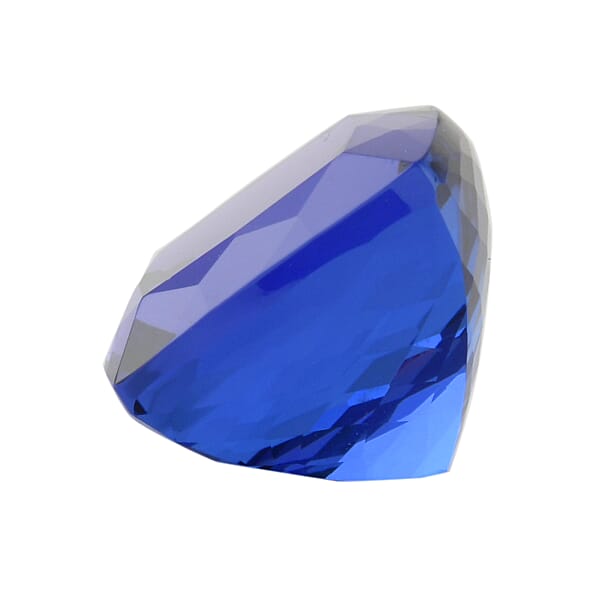 Shop Lc Certified And Appraised AAAA Vivid Tanzanite (Cush Free Size) 13.00 Ctw