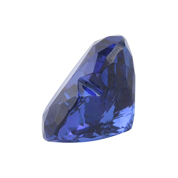 Shop Lc Certified And Appraised AAAA VIVID Tanzanite (Hrt Free Size) 5.00 Ctw