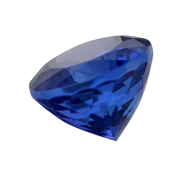 Shop Lc Certified And Appraised AAAA Vivid Tanzanite (Ovl Free Size) 7.00 Ctw