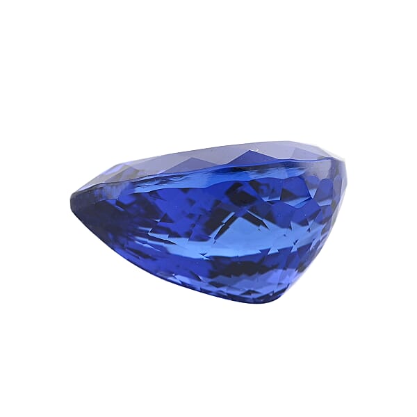 Shop Lc Certified And Appraised AAAA Vivid Tanzanite (Pear Free Size) 13.00 Ctw