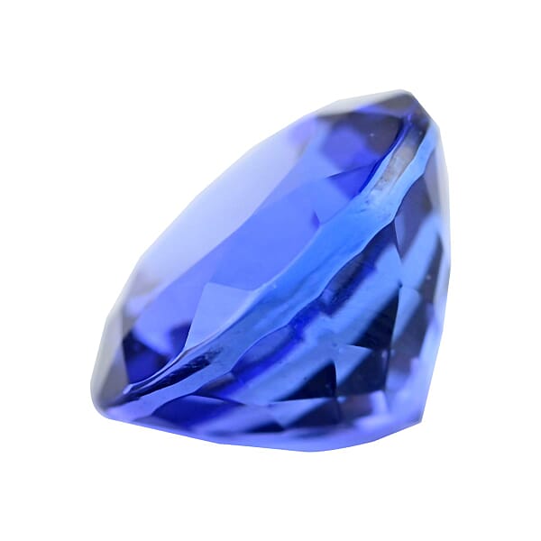 Shop Lc Certified And Appraised AAAA VIVID Tanzanite (Rnd Free Size) 12.00 Ctw