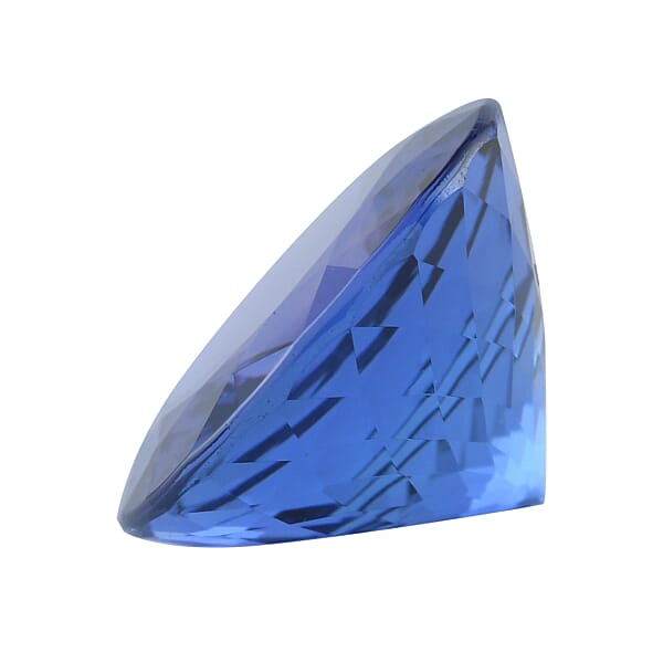 Shop Lc Certified And Appraised AAAA Vivid Tanzanite (Rnd Free Size) 7.00 Ctw