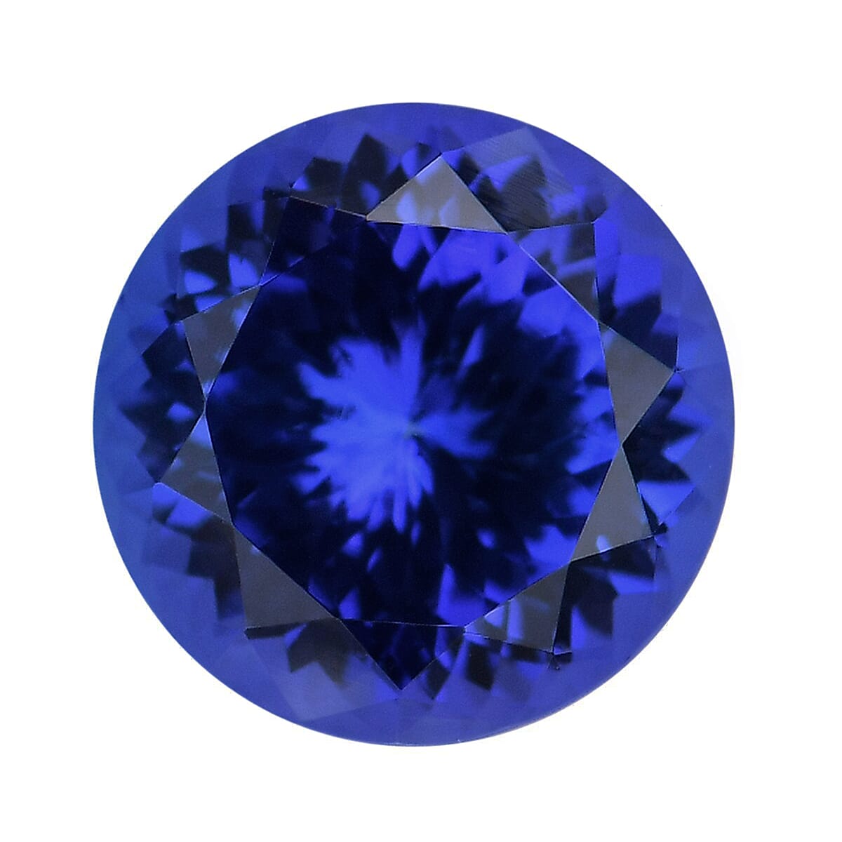 shop lc Certified and Appraised AAAA Vivid Tanzanite (Rnd Free Size) Approx 11.00 ctw