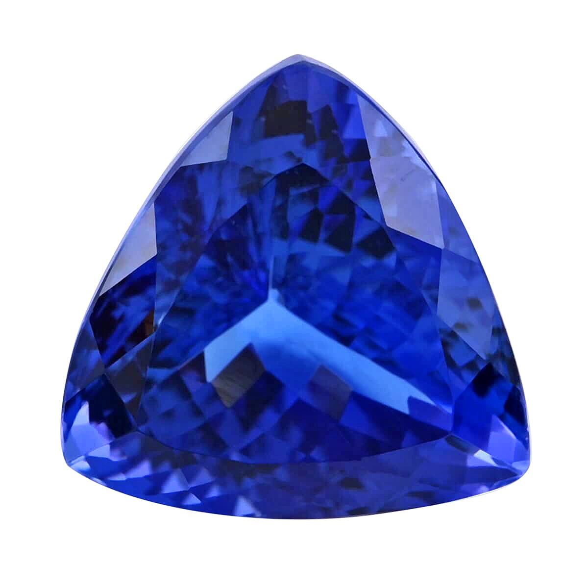 shop lc Certified and Appraised AAAA Vivid Tanzanite (Trl Free Size) 7.50 ctw