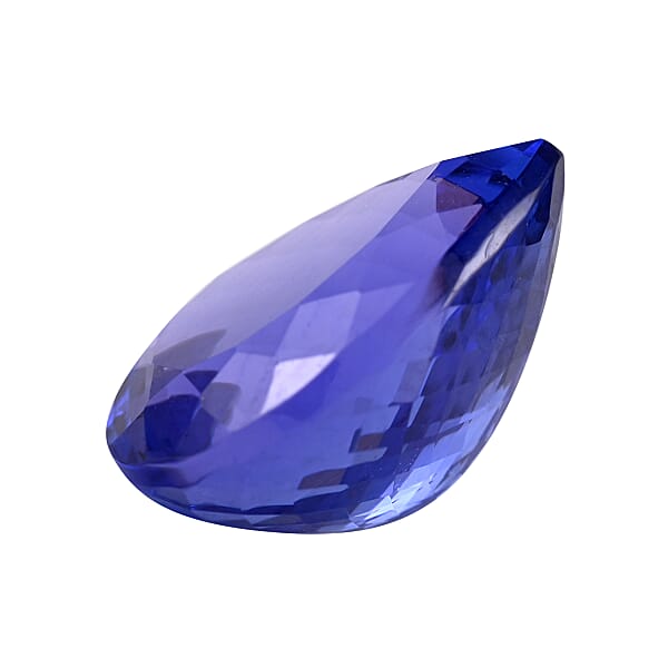 Shop Lc Certified And Appraised Flawless AAAA Vivid Tanzanite (Pear Free Size) Approx 4.50 Ctw Loose Gem Loose Gemstones Loose Stones Jewelry Stones