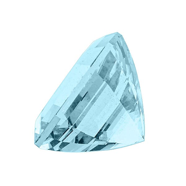 Shop Lc Certified & Appraised AAAA Asscher Cut Santa Maria Aquamarine (Sqr Free Size) 7.11 Ctw