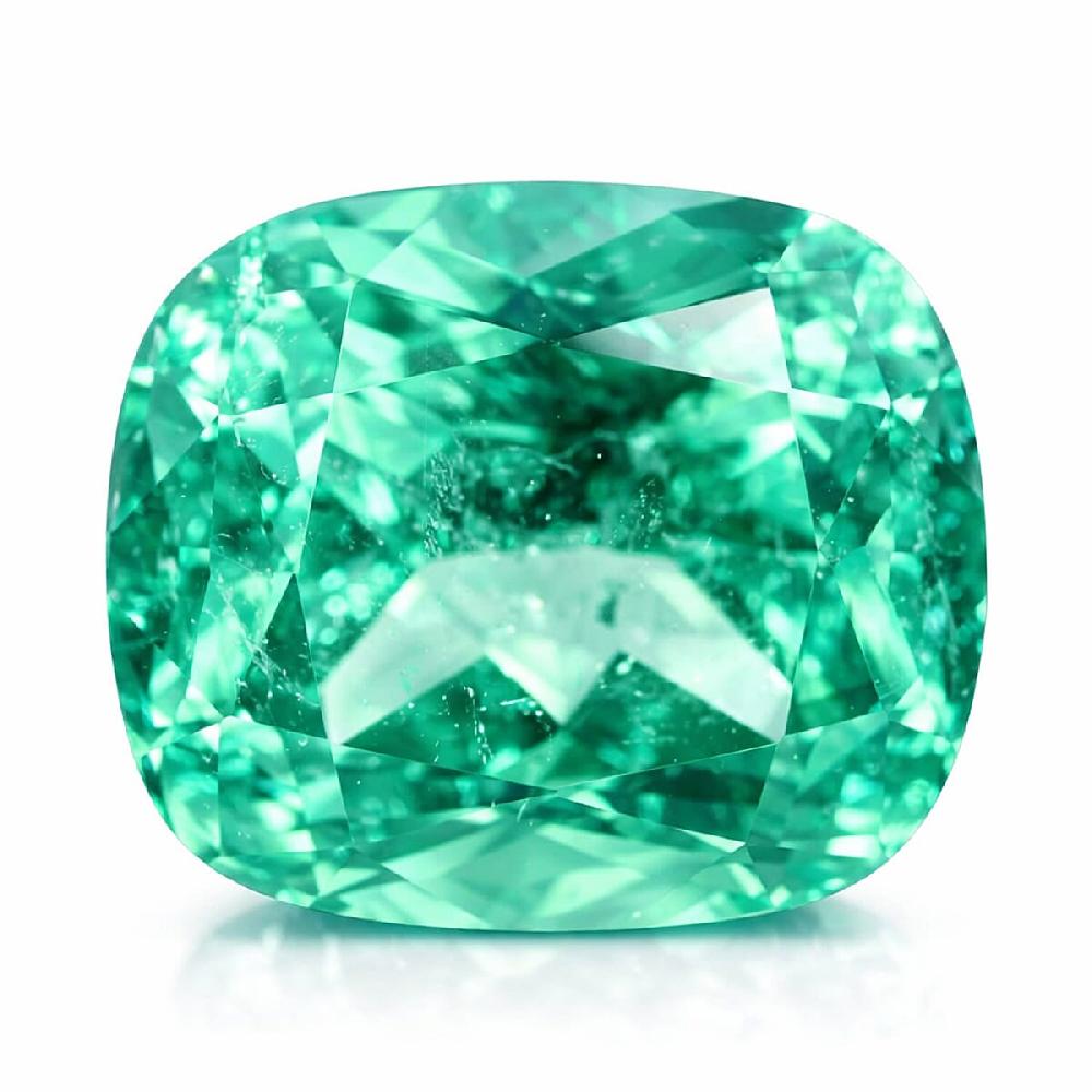 shop lc Certified & Appraised AAAA Boyaca Colombian Emerald (Cush Free Size) 3.00 ctw
