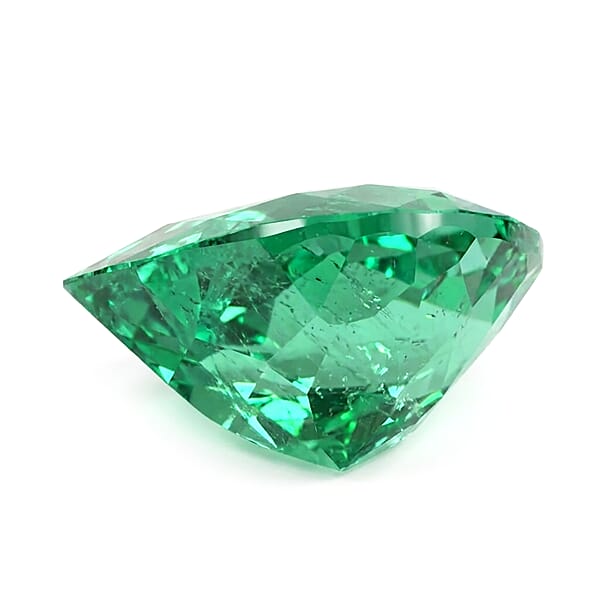 Shop Lc Certified & Appraised AAAA Boyaca Colombian Emerald (Pear Free Size) 3.00 Ctw