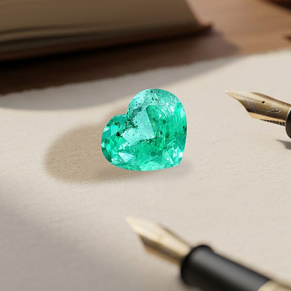 Shop Lc Certified & Appraised AAAA Boyaca Colombian Emerald (Hrt Free Size) 4.00 Ctw