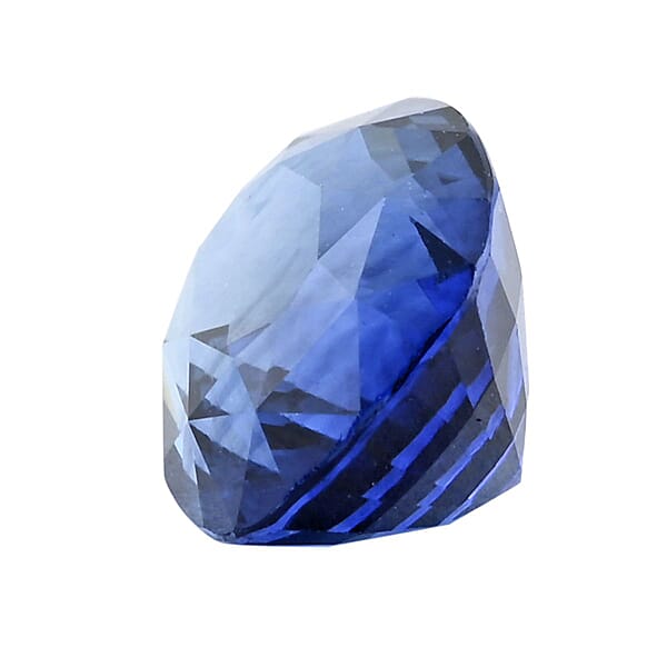 Shop Lc Certified & Appraised AAAA Ceylon Blue Sapphire (Cush Free Size) 3.00 Ctw