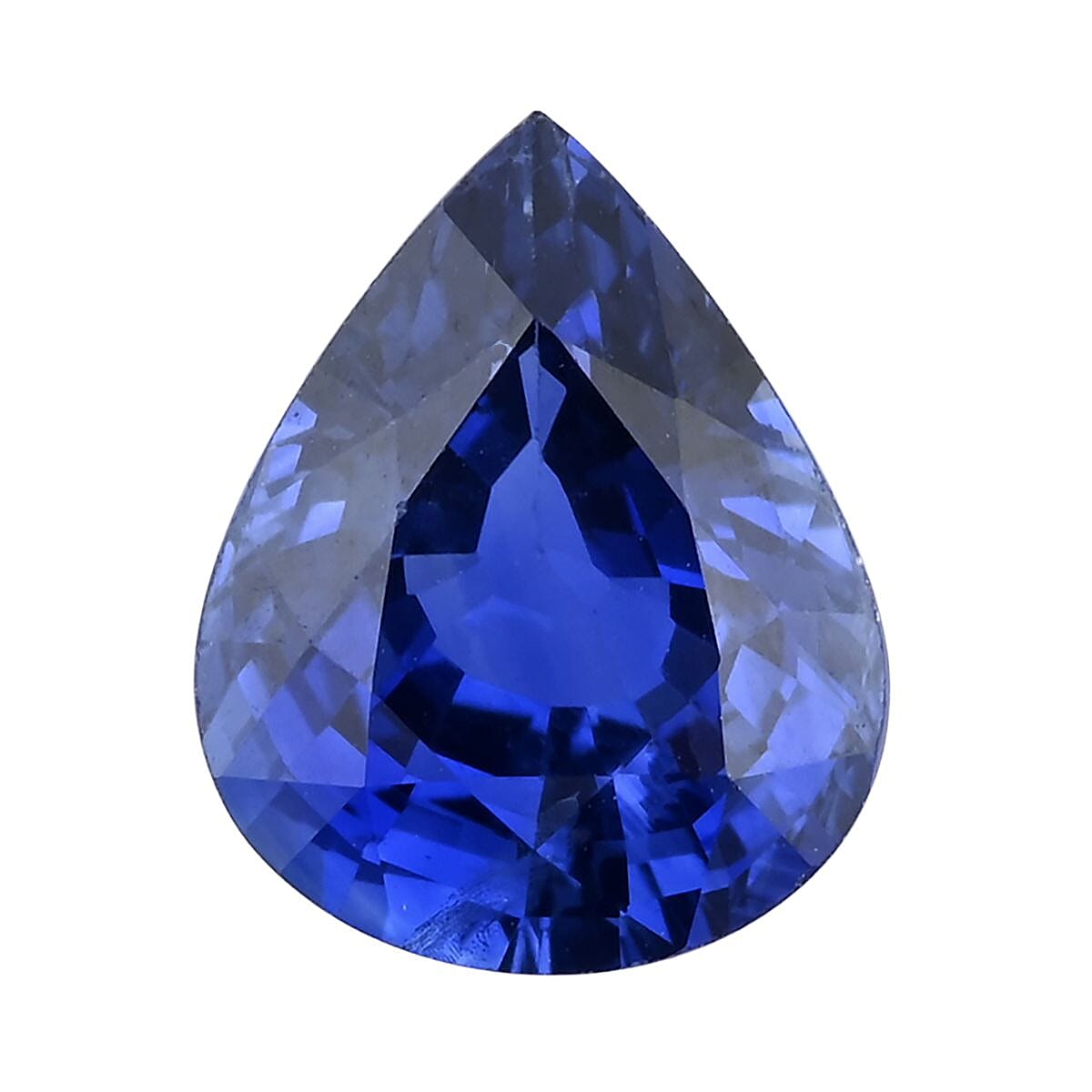 shop lc Certified & Appraised AAAA Ceylon Blue Sapphire (Pear Free Size) 3.00 ctw